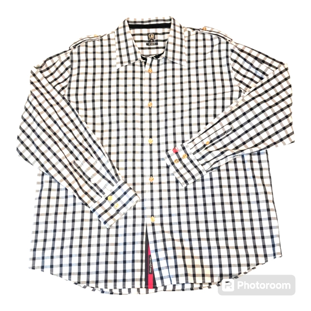 CAVI men's button up nwot 4x